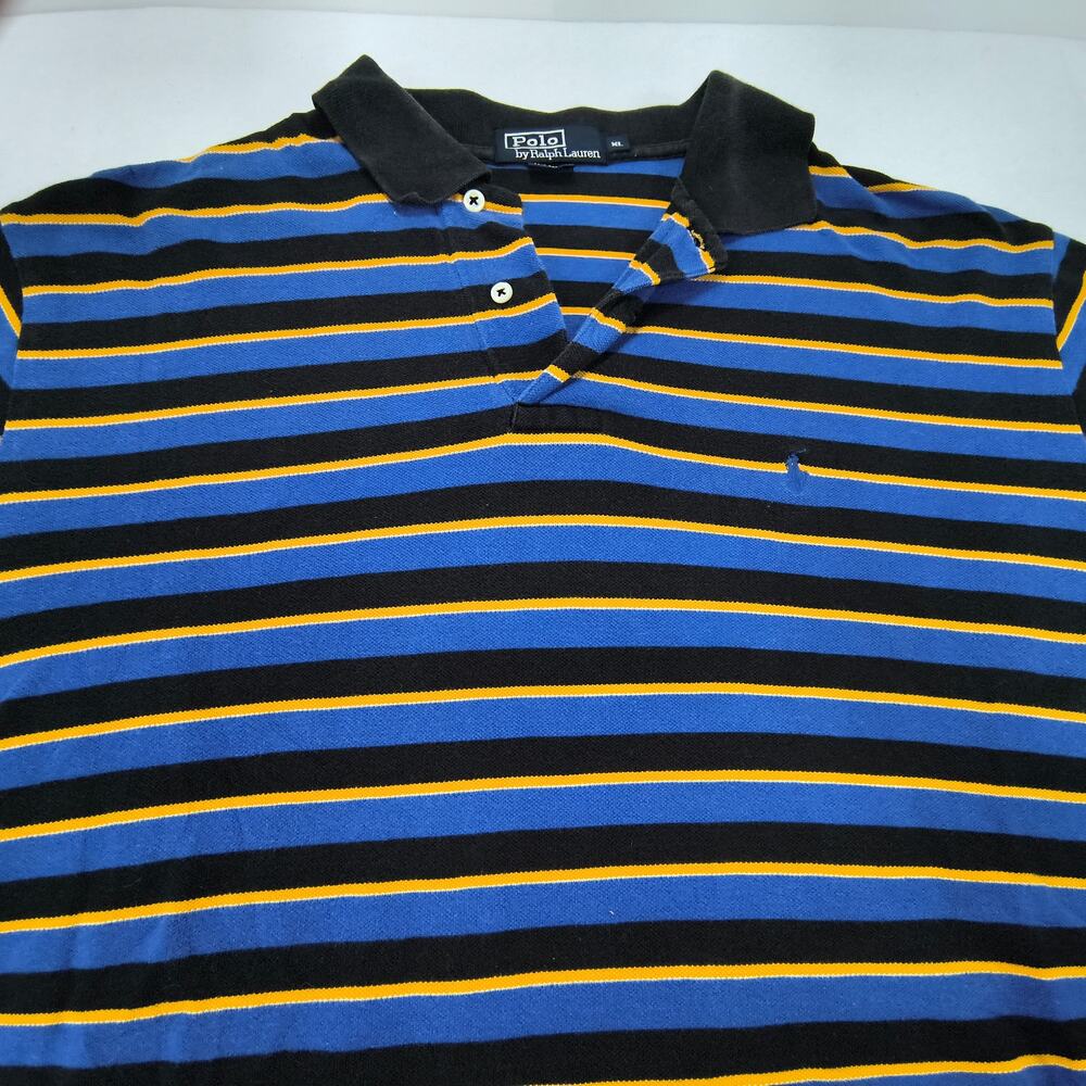 Polo by Ralph Lauren Short Sleeve Collared Polo Shirt Mens Size XL Blue Black